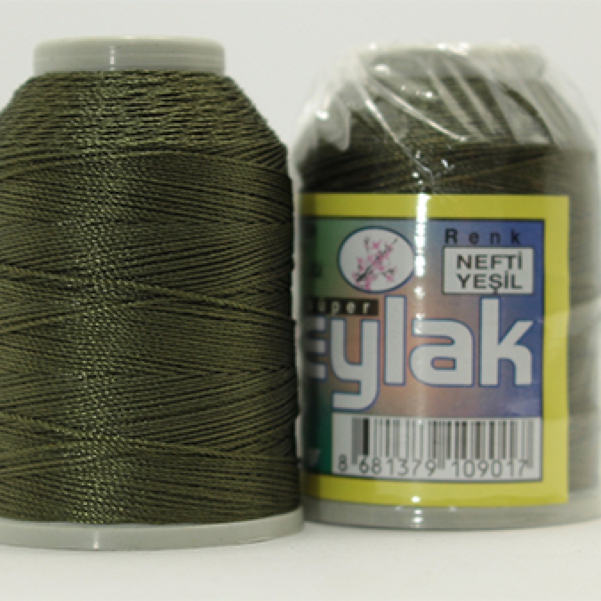 LEYLAK 6 KAT NO: 50 POLYESTER YAZMA VE HAVLU İPİ 20GR  - NEFTİ YEŞİL 