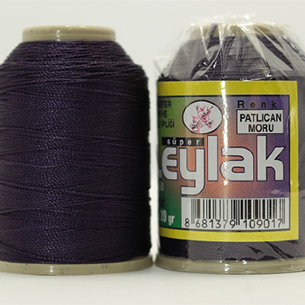 LEYLAK 6 KAT NO: 50 POLYESTER YAZMA VE HAVLU İPİ 20GR  - PATLICAN MORU