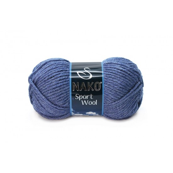 NAKO SPORT WOOL 23162 İNDİGO MELANJ