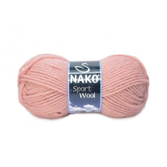 NAKO SPORT WOOL 2406 AÇIK KREM PEMBE