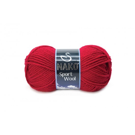 NAKO SPORT WOOL 3641 KARMEN KIRMIZI