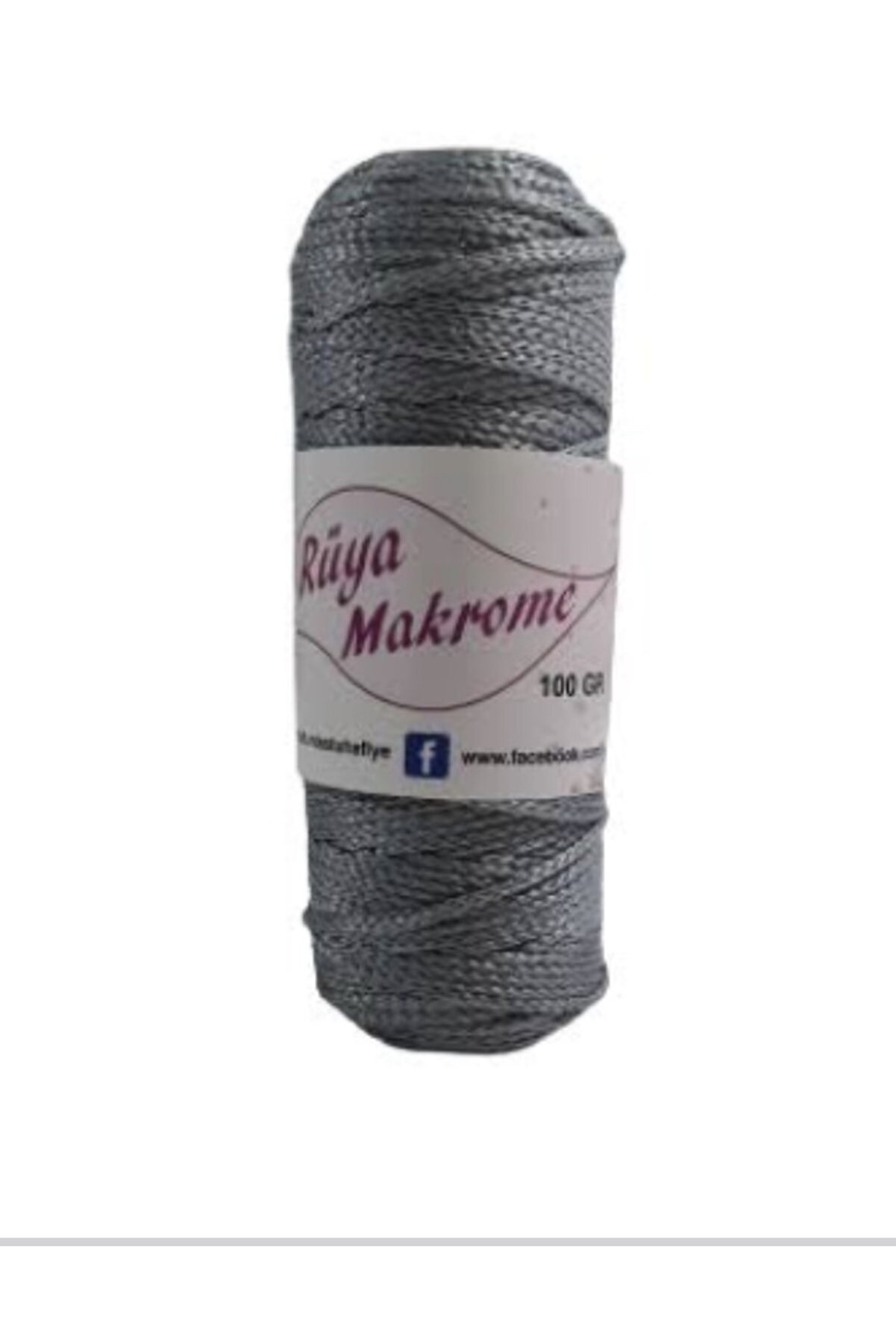 POLYESTER MAKROME 100 GR - KOYU GRİ