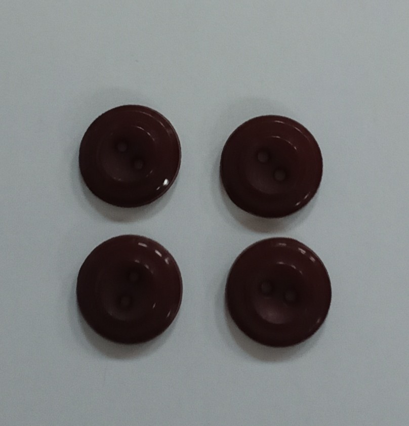 DÜĞMELER - YELEK & HIRKA DÜĞMESİ NO:2 18MM - BORDO