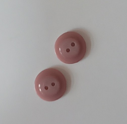 DÜĞMELER - YELEK & HIRKA DÜĞMESİ NO:6 18MM - PUDRA PEMBE